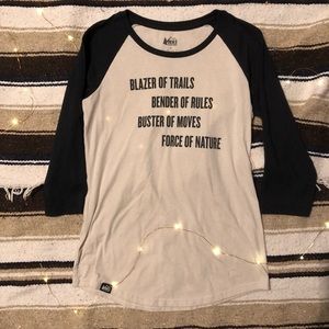 REI CO-OP x WILDFANG baseball tee